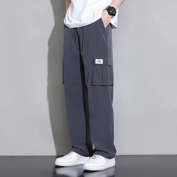 Men's Summer New Ice Silk Overalls